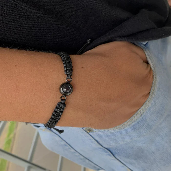 Desteyante Pulsera Tejida Te amo en 100 idiomas