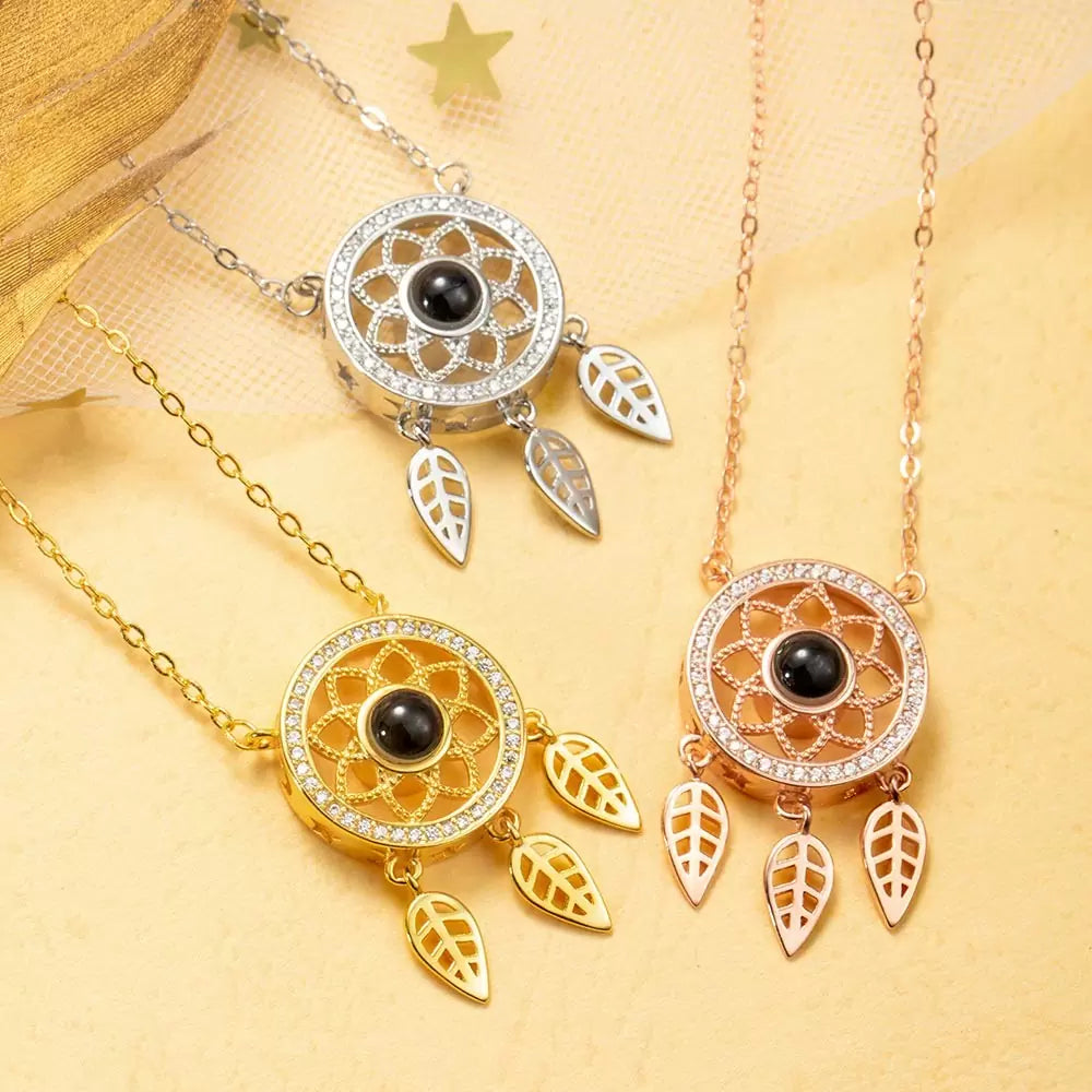 Desteyante Collar Atrapa sueños Te Amo en 100 Idiomas