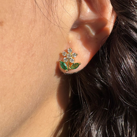 Aretes Girasoles