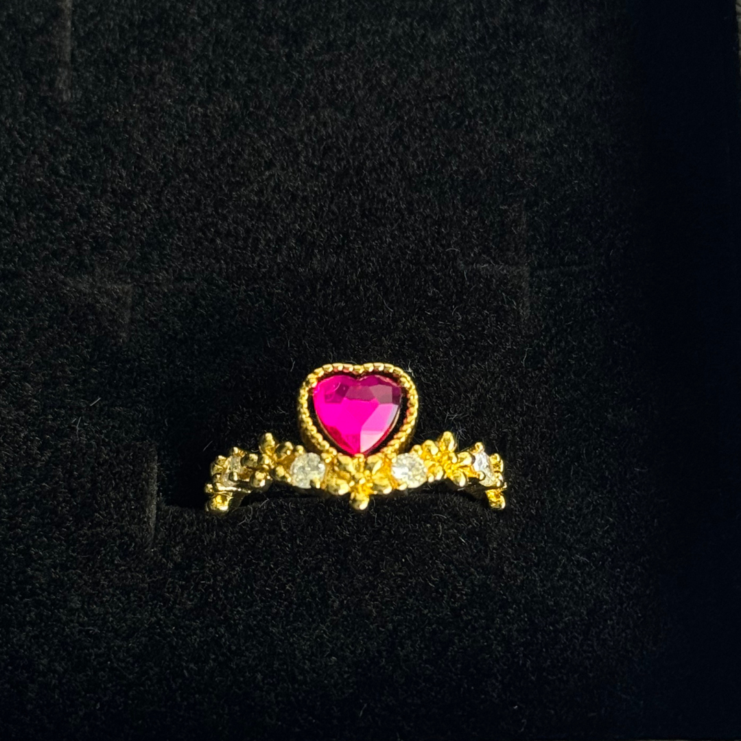 Anillo Promesa Corona de Amor