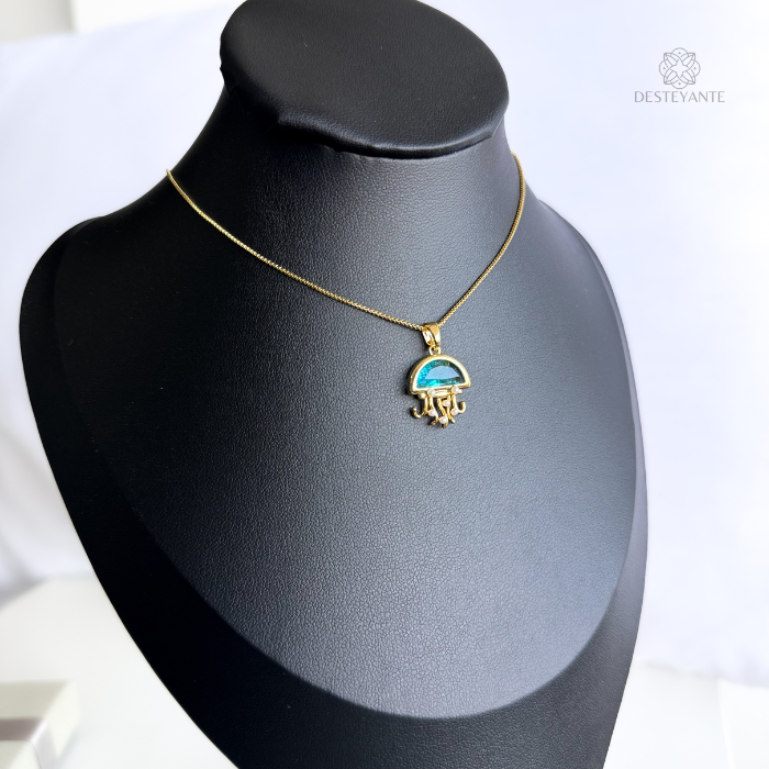 Collar Medusa Abisal Oro