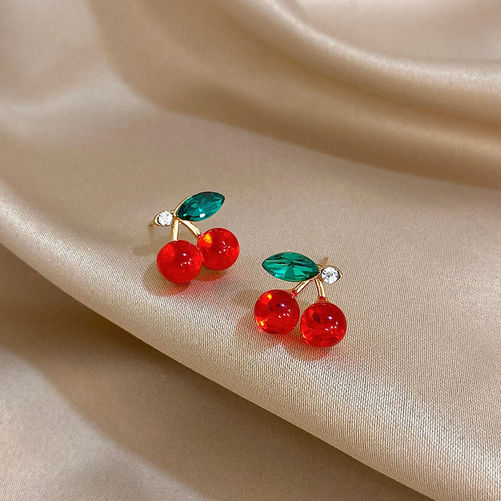 Aretes Cerezas Oro