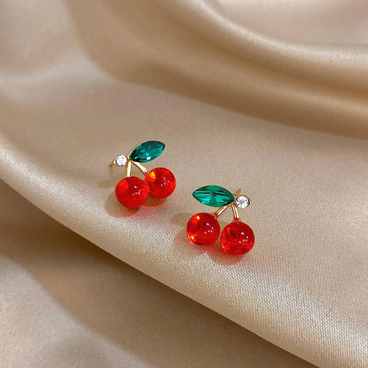 Aretes Cerezas Oro