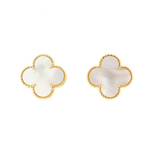 Aretes trebol van cleff