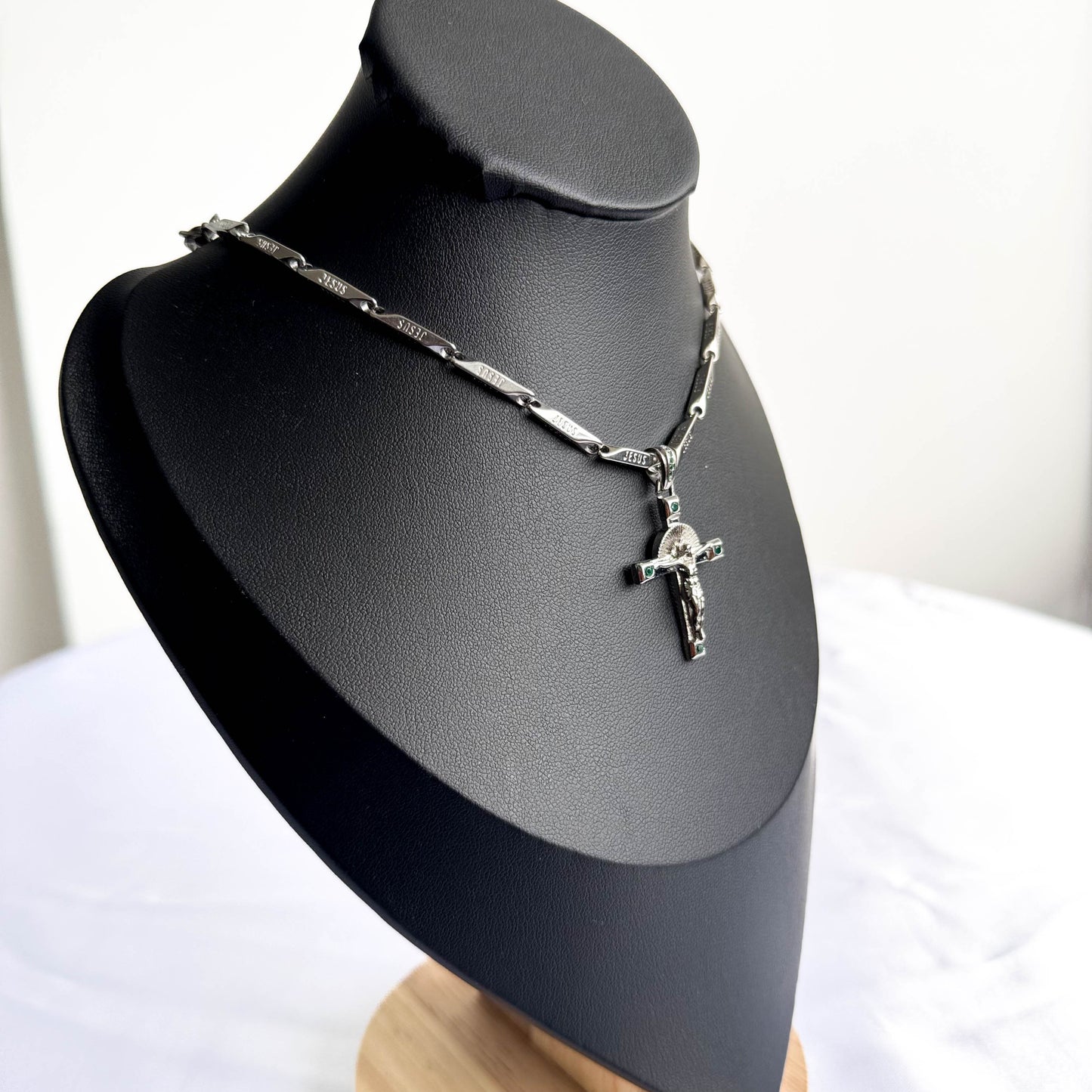 Cadena Cristo Jesus Plata