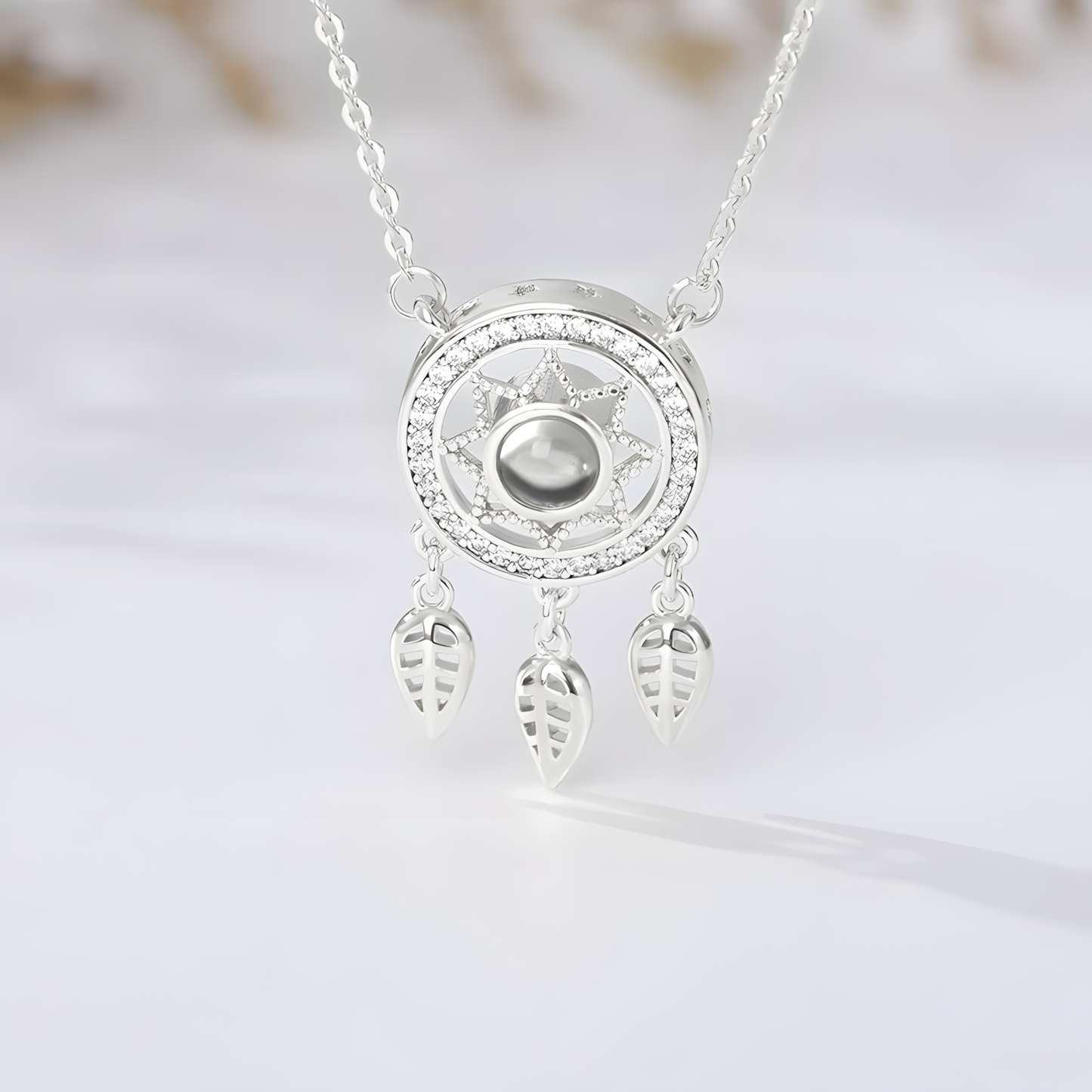 Desteyante Collar Atrapa sueños Te Amo en 100 Idiomas