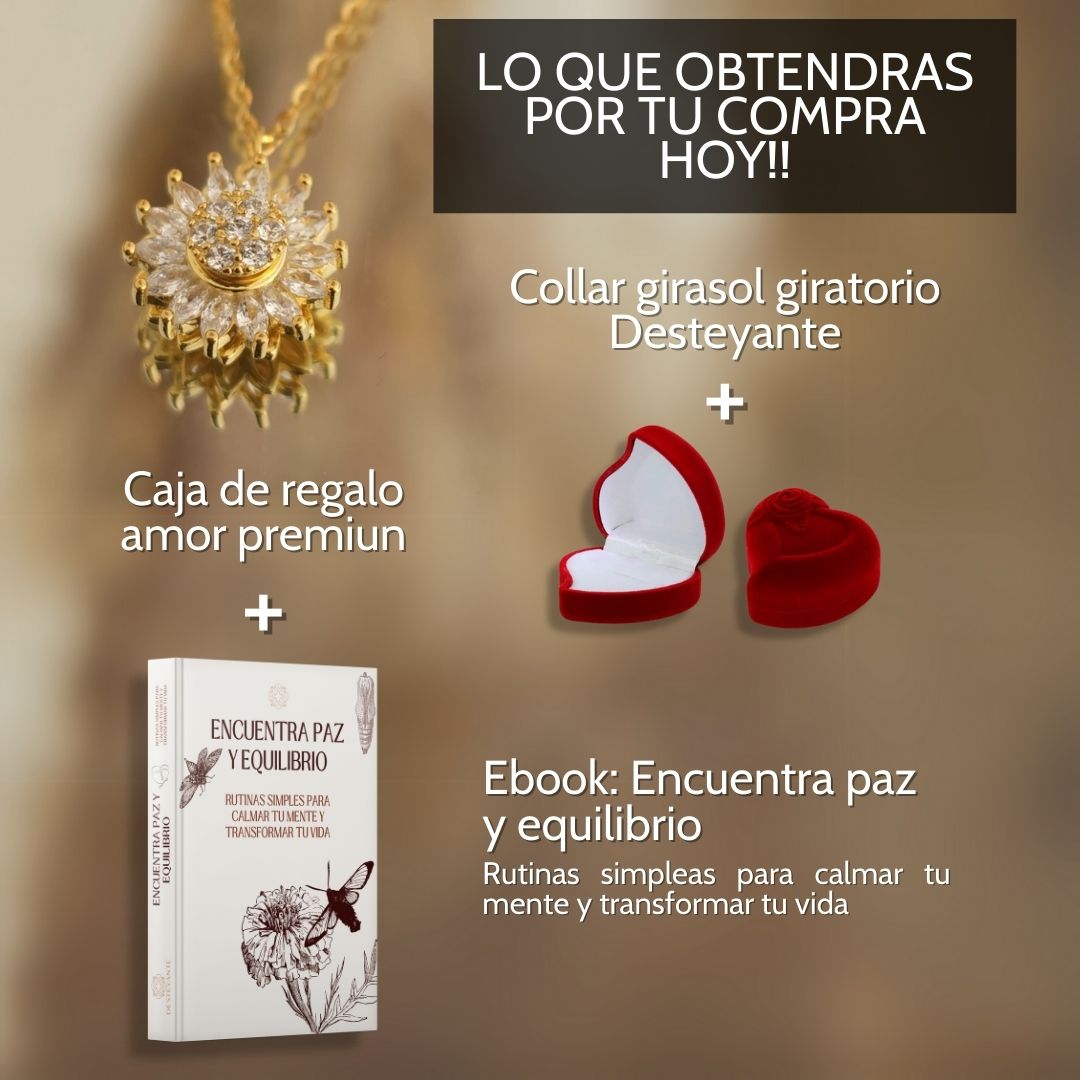 Collar Girasol, Amor y Calma en un Giro