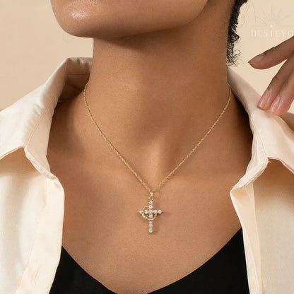 Collar Cruz corona