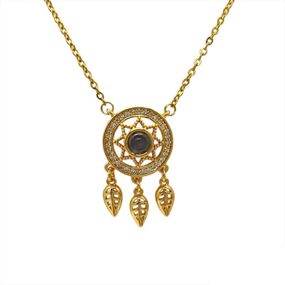 Desteyante Collar Atrapa sueños Te Amo en 100 Idiomas