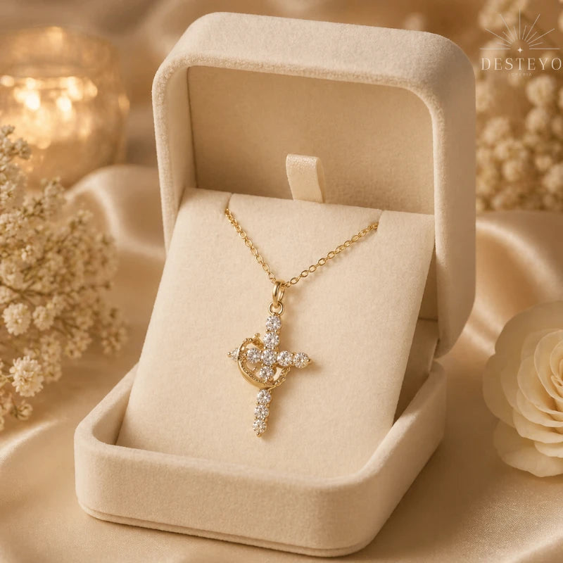 Collar Cruz corona