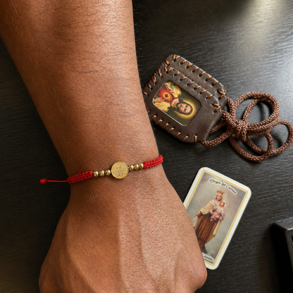 Set Pulsera Virgen del Carmen & Escapulario