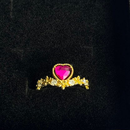 Anillo Promesa Corona de Amor