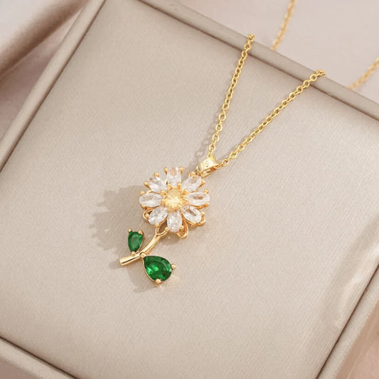 Collar Girasol Giratorio