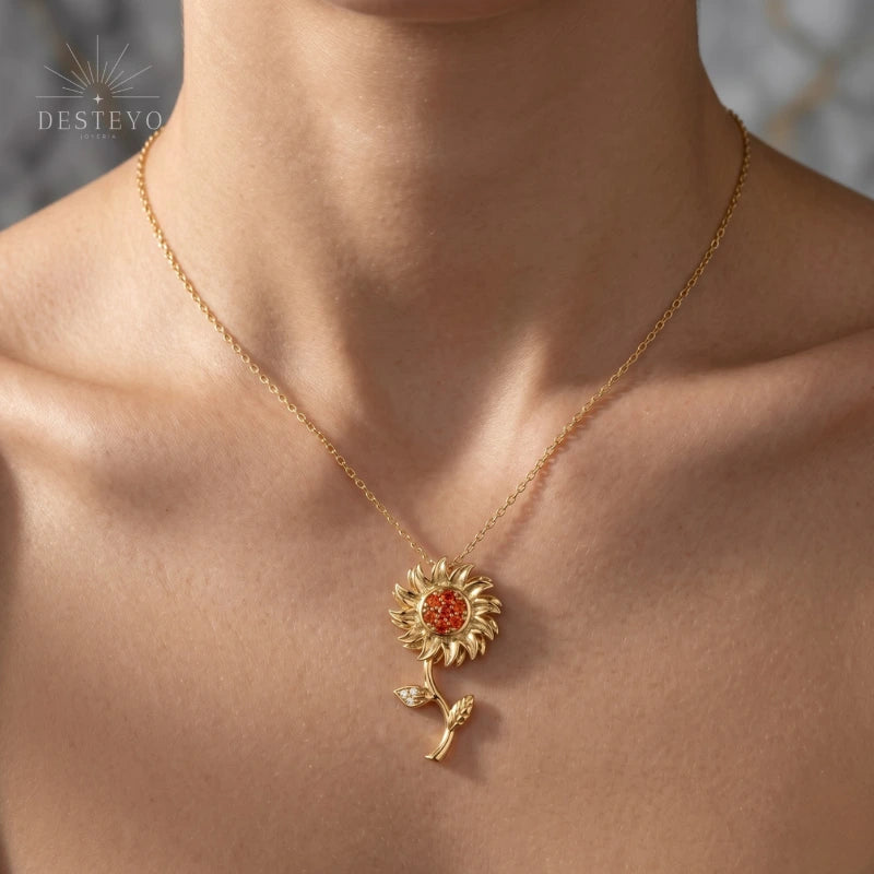 Collar Girasol Giratorio Ed. Otoño