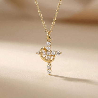 Collar Cruz corona
