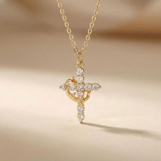 Collar Cruz corona