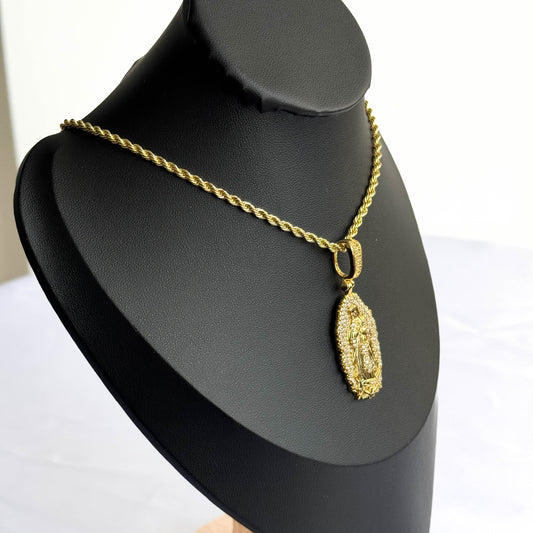 Cadena Dije Virgen Milagrosa