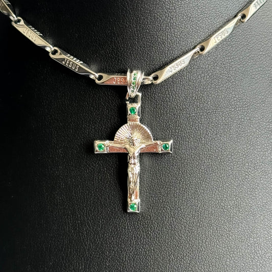 Cadena Cristo Jesus Plata