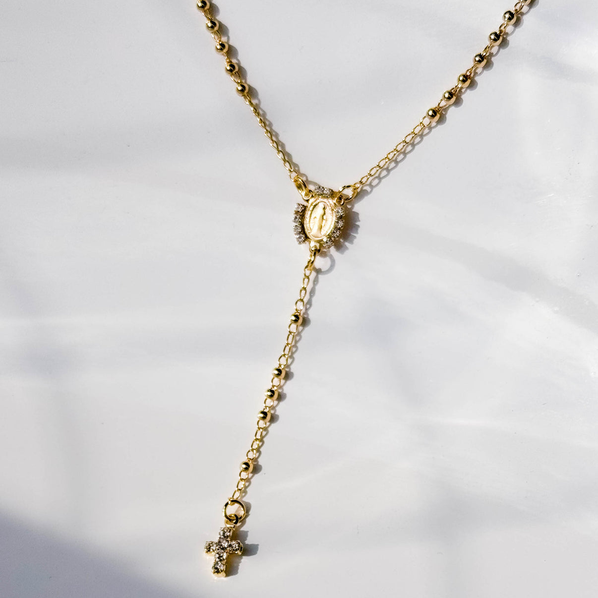 Rosario Oro Laminado 18K Balin 2mm