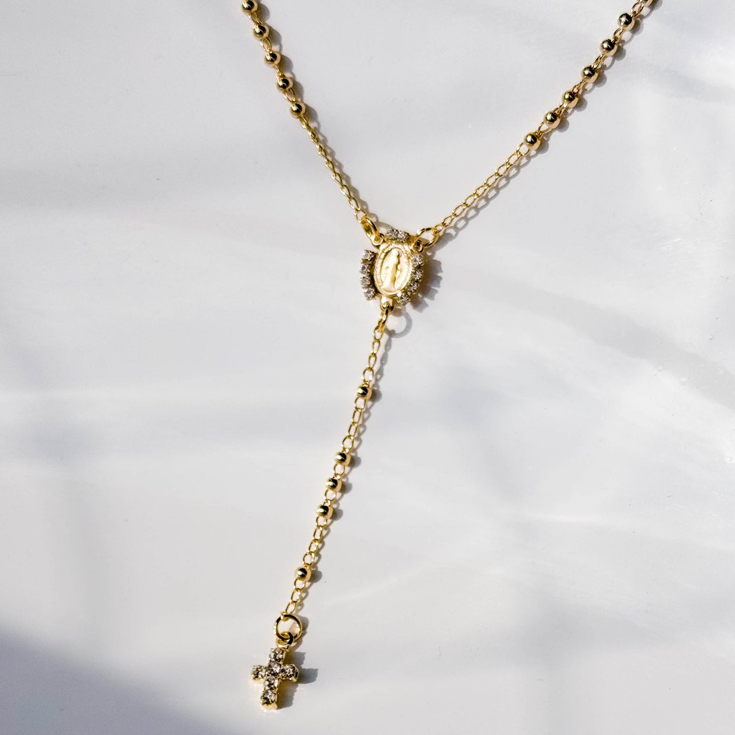Rosario Oro Laminado 18K Balin 2mm