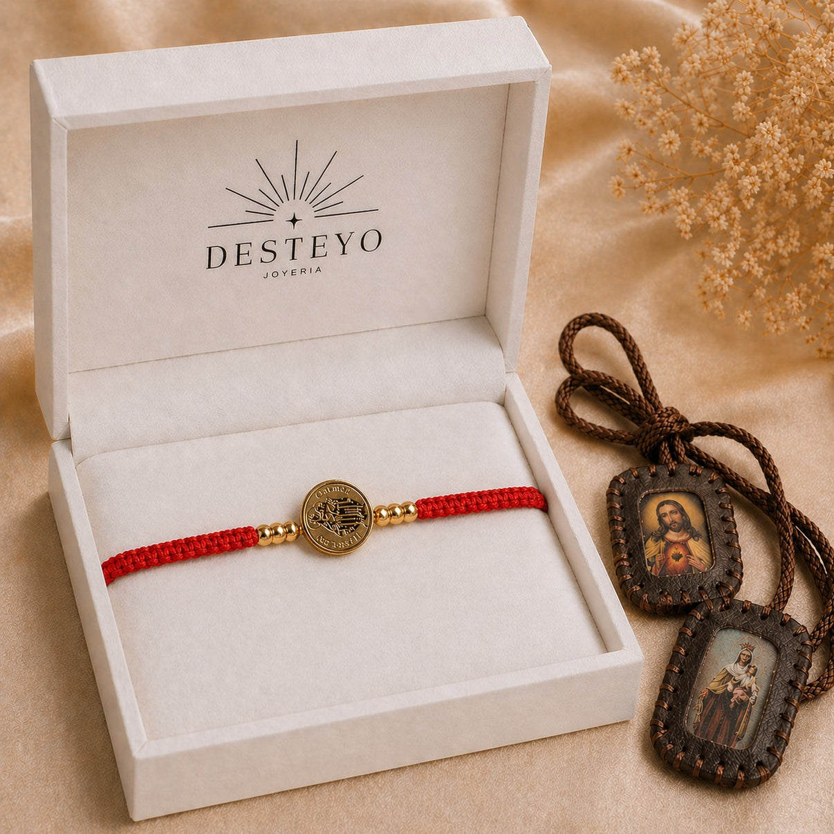 Set Pulsera Virgen del Carmen & Escapulario