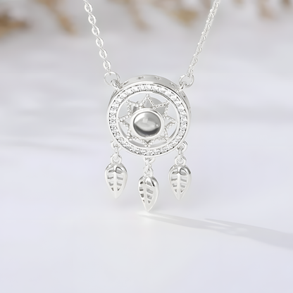 Desteyante Collar Atrapa sueños Te Amo en 100 Idiomas