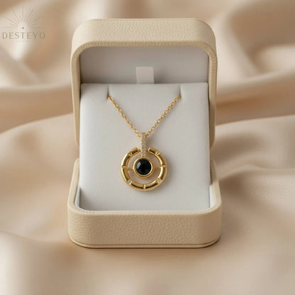 Collar Reloj del Amor Te Amo 100 idiomas