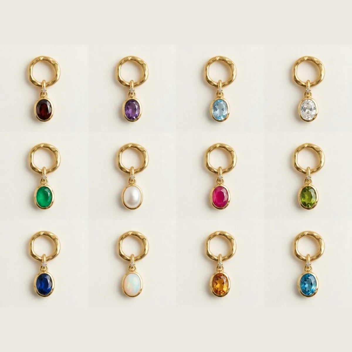 Las 12 piedras del mes